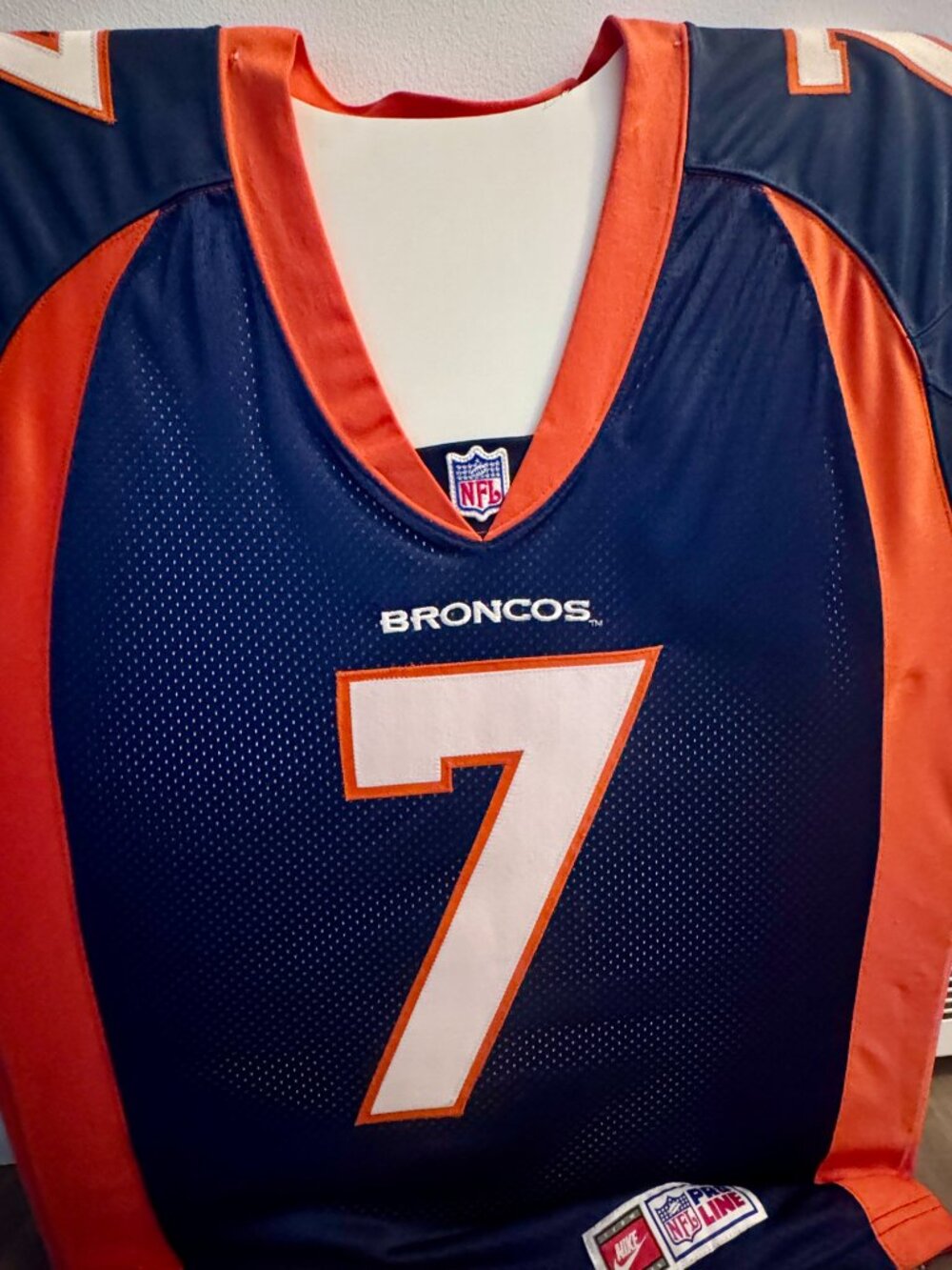 🏈 John Elway Signed 1990s Nike NFL Pro Line Broncos Jersey Vintage XL - Picture 13 of 13